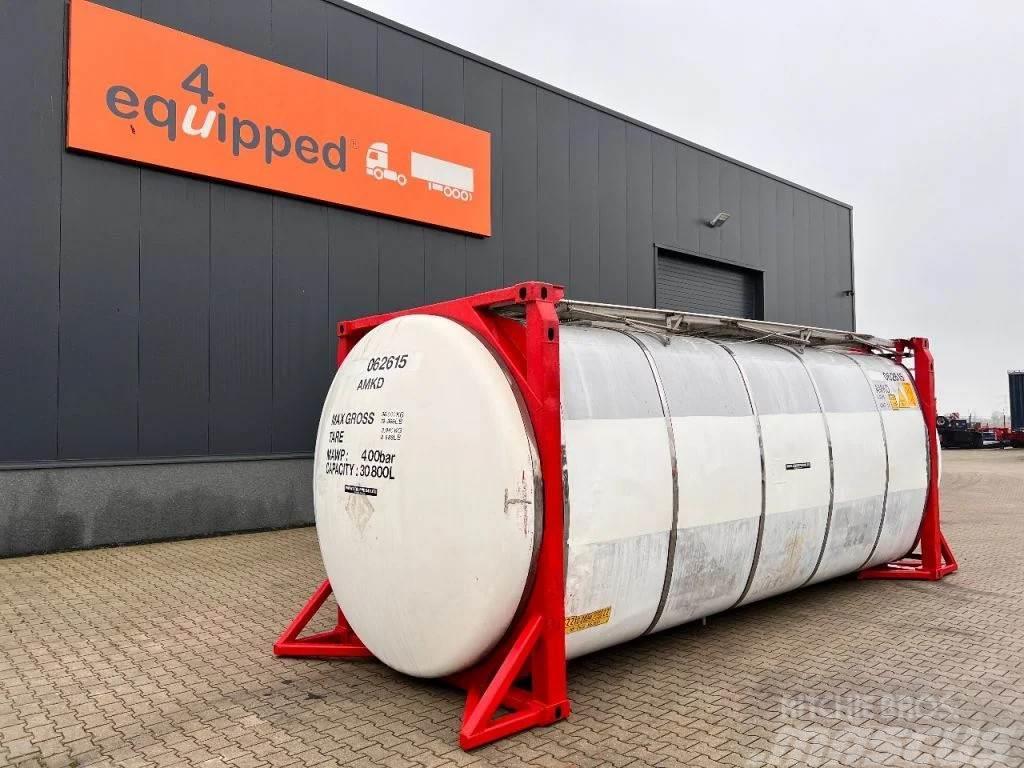 Van Hool 20FT SWAPBODY 30.800L, UN PORTABLE, T11, 2,5Y insp Tank containere