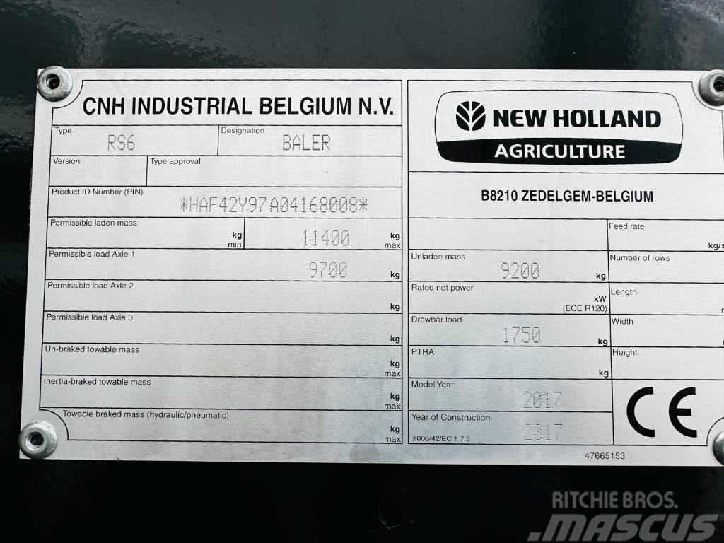 New Holland Big Baler 1270 RC + Firkantpresser