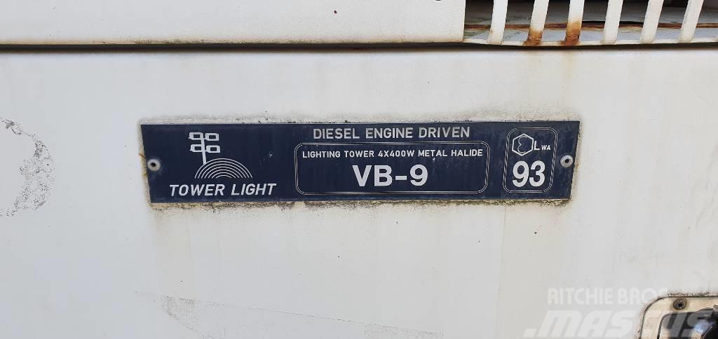 Towerlight VB-9 világítótorony/aggregátor Diesel Generatorer
