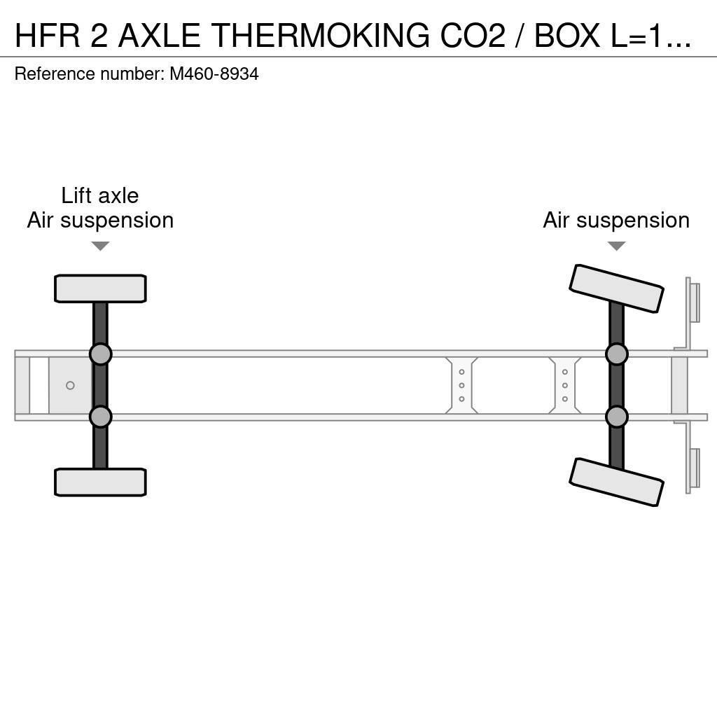 HFR 2 AXLE THERMOKING CO2 / BOX L=12699 mm Frysetrailer Semi