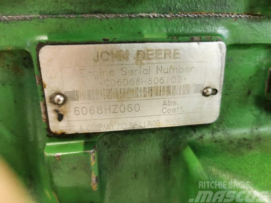 John Deere WTS {CD6068} engine Motorer