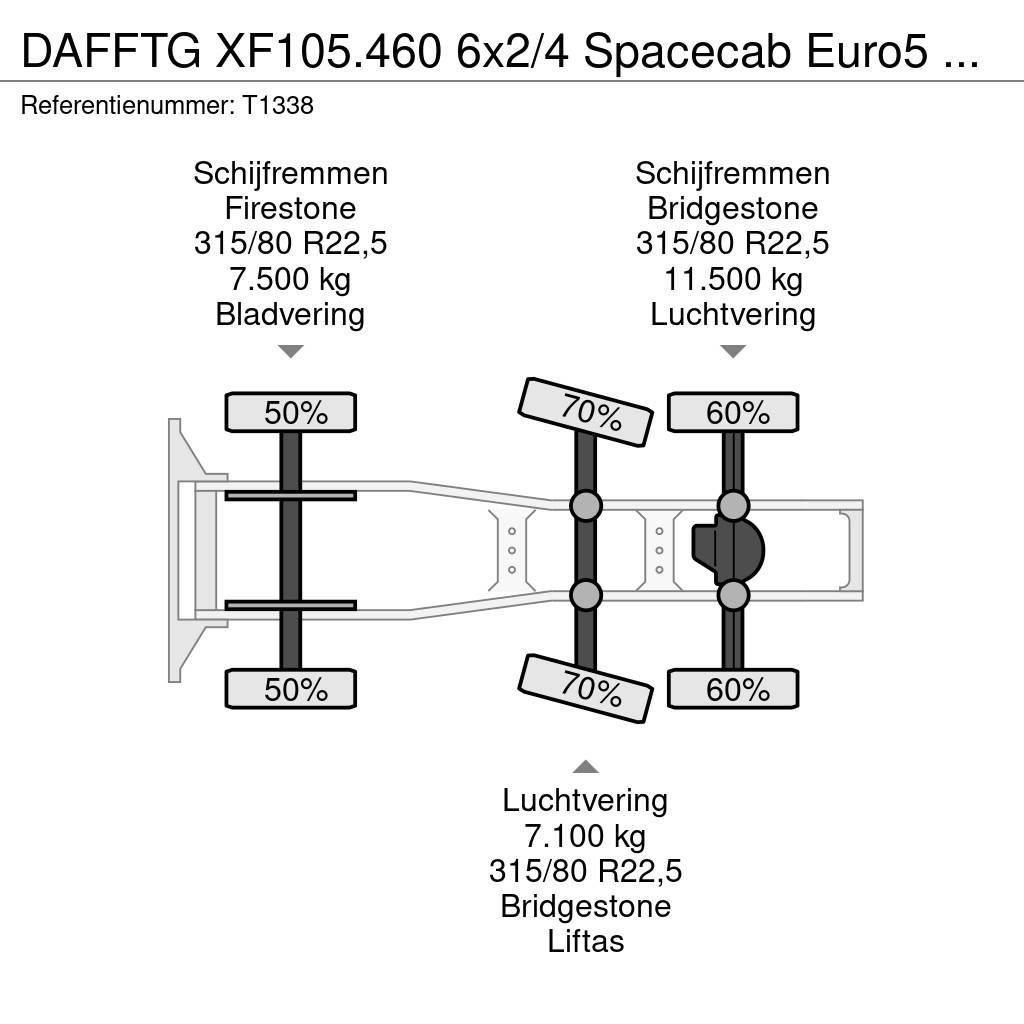 DAF FTG XF105.460 6x2/4 Spacecab Euro5 ATe - Automatic Trekkvogner