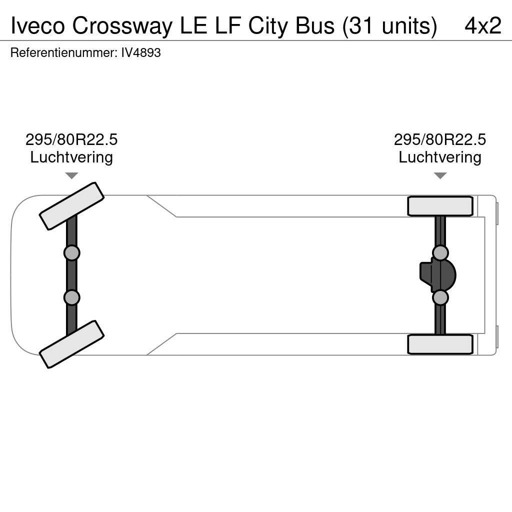 Iveco Crossway LE LF City Bus (31 units) Intercity busser