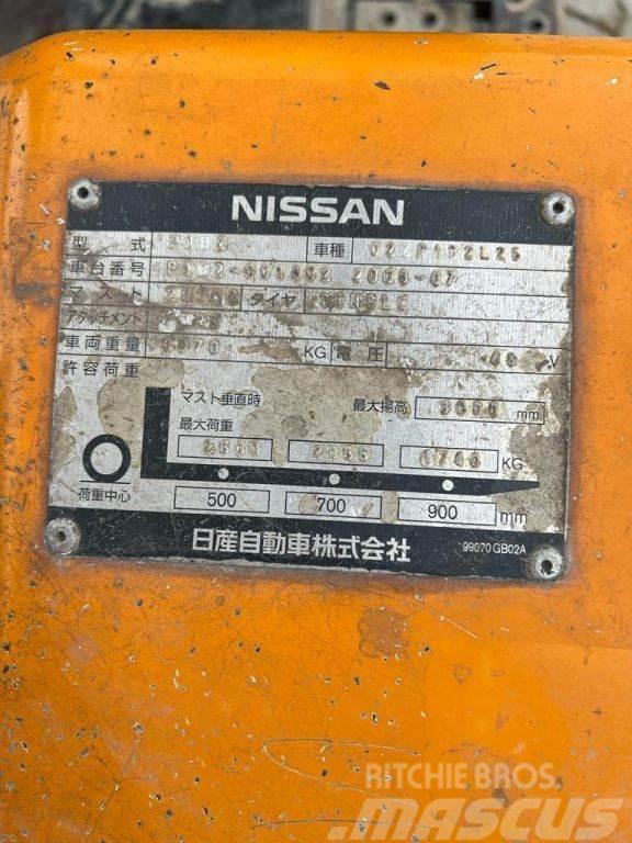 Nissan Duplex, 2.500KG, 4.926hrs!!, no charger 02ZP1B2L25 Elektriske trucker