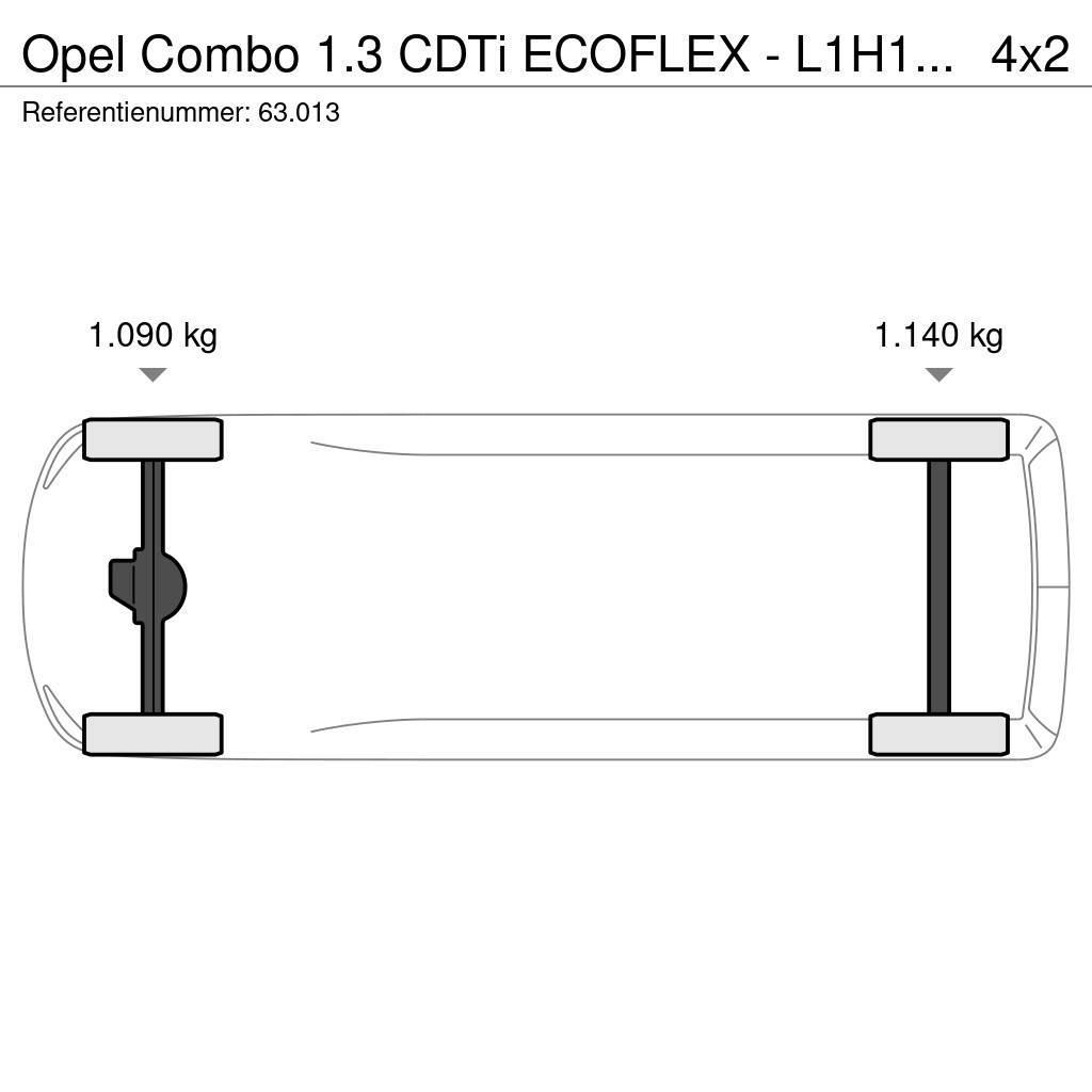 Opel Combo 1.3 CDTi ECOFLEX - L1H1 - AC - Cruise - Hook Lette lastebiler