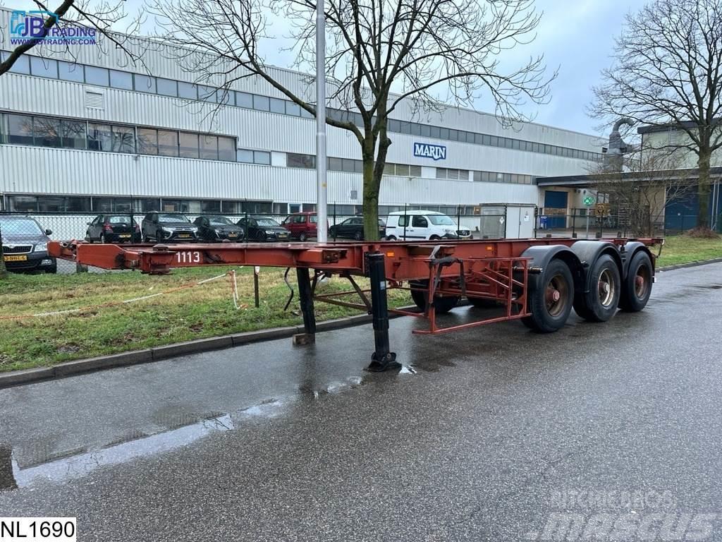 Fruehauf Chassis 10, 20, 30, FT container transport Containerchassis Semitrailere