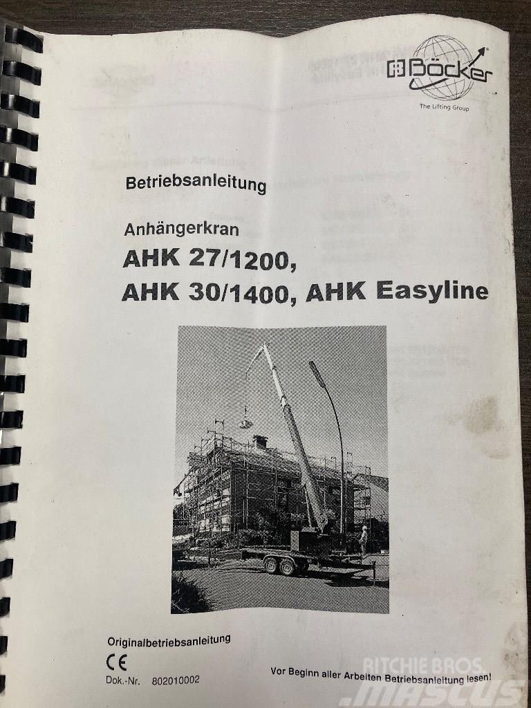 Bocker AHK 27/1200 Easyline Allterreng kraner