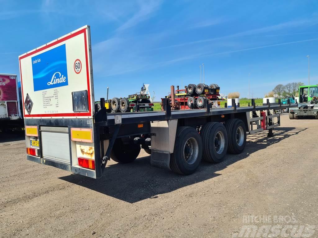 Burg Bpo 12-27 | 3 axle gas container trailer | Bpw dru Planhengere semi