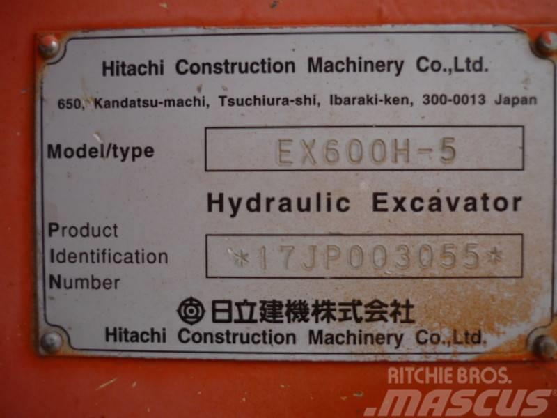 Hitachi EX 600 H-5 Beltegraver