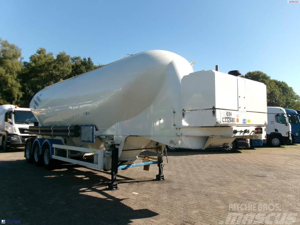 Spitzer Powder tank alu 43 m3 / 1 comp + compressor Tanksemi