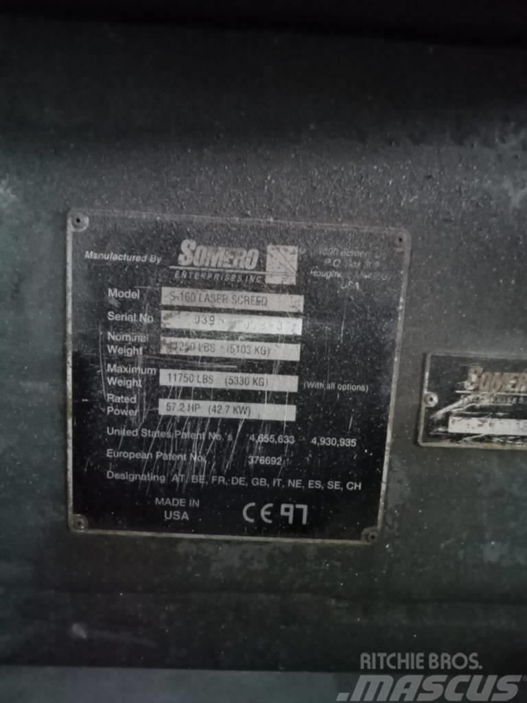 Somero S-160 Laser Screed Fordelingsmaster