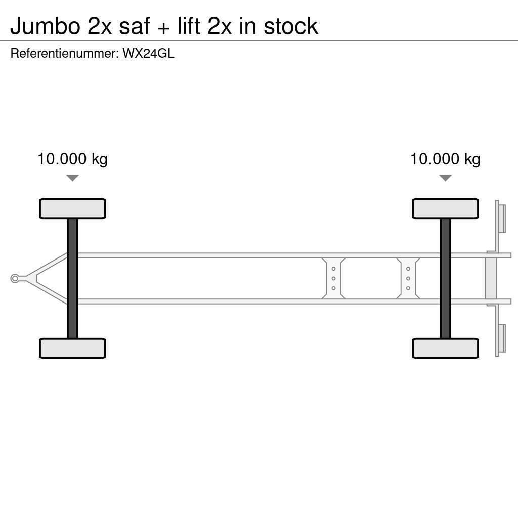 Jumbo 2x saf + lift 2x in stock Skappåbygg