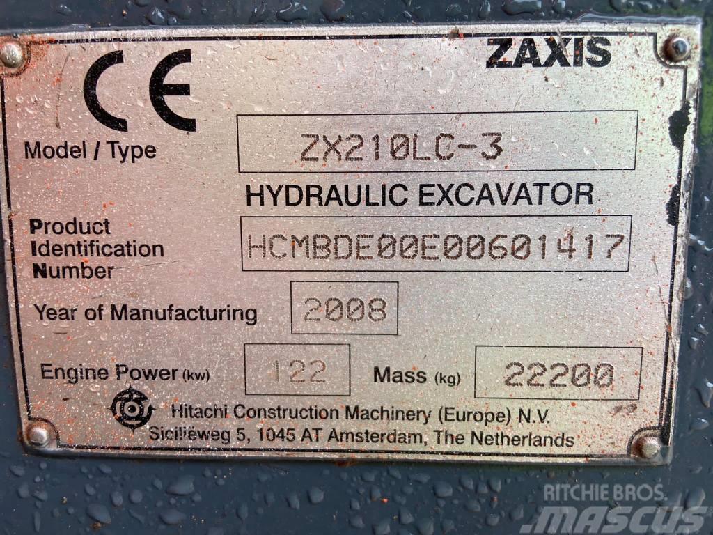 Hitachi ZX 210 LC-3 Beltegraver