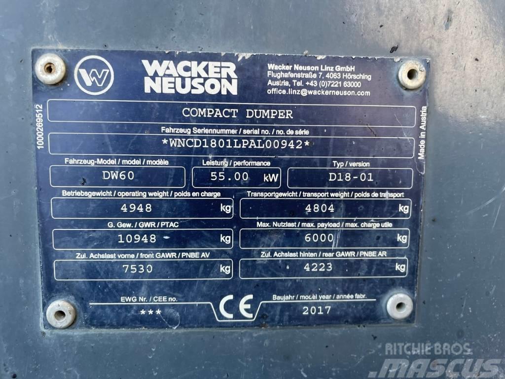Wacker Neuson DW60 Mini dumpere