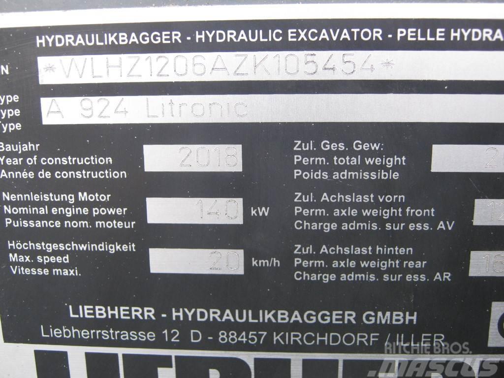 Liebherr A 924 Litronic Hjulgravere