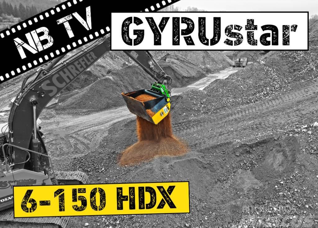 Gyru-Star 6-150HDX (opt Oilquick OQ70/50, Lehnhoff) Sorteringsskuffer