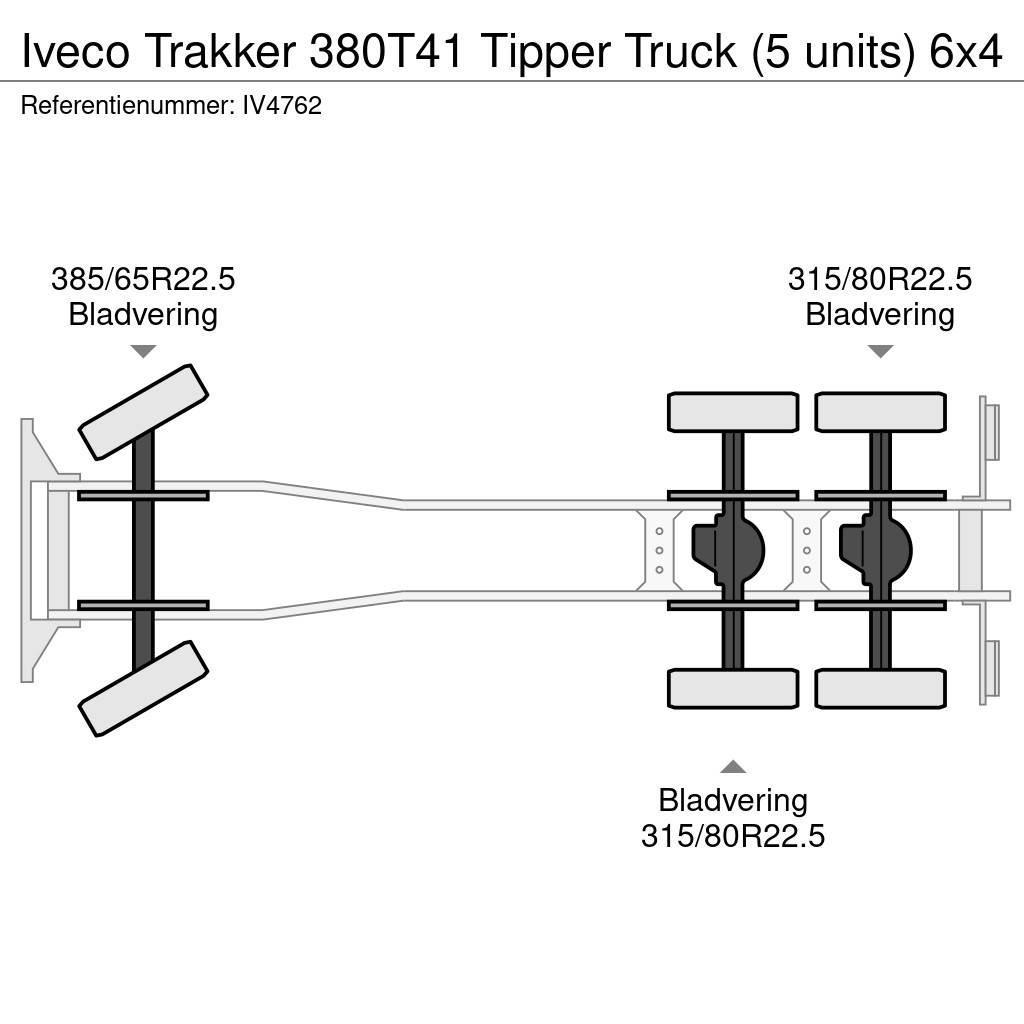 Iveco Trakker 380T41 Tipper Truck (5 units) Tippbil