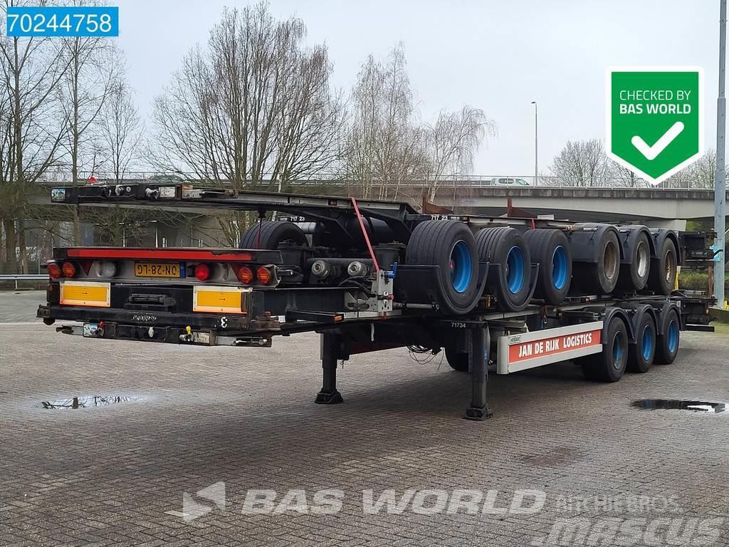  Hertoghs O3 45 Ft 3 axles 3 units 45 Ft more avail Containerchassis Semitrailere