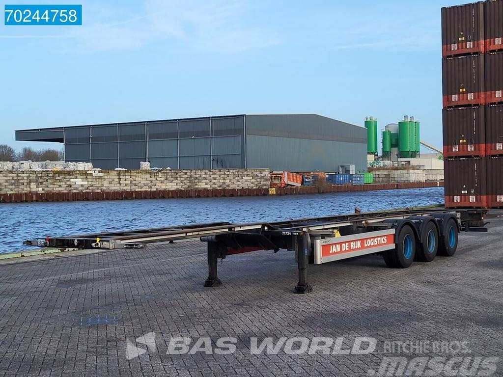  Hertoghs O3 45 Ft 3 axles 3 units 45 Ft more avail Containerchassis Semitrailere