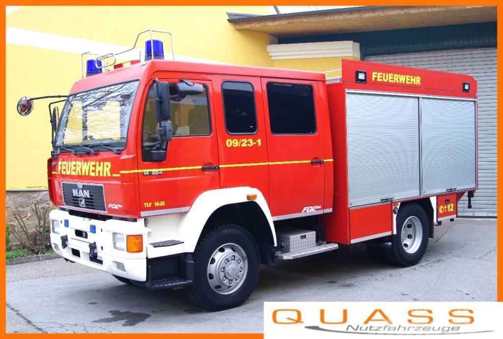 MAN 14.224 L80 4x4 /TÜV/METZ TLF 16/25 Feuerwehr Brannbil
