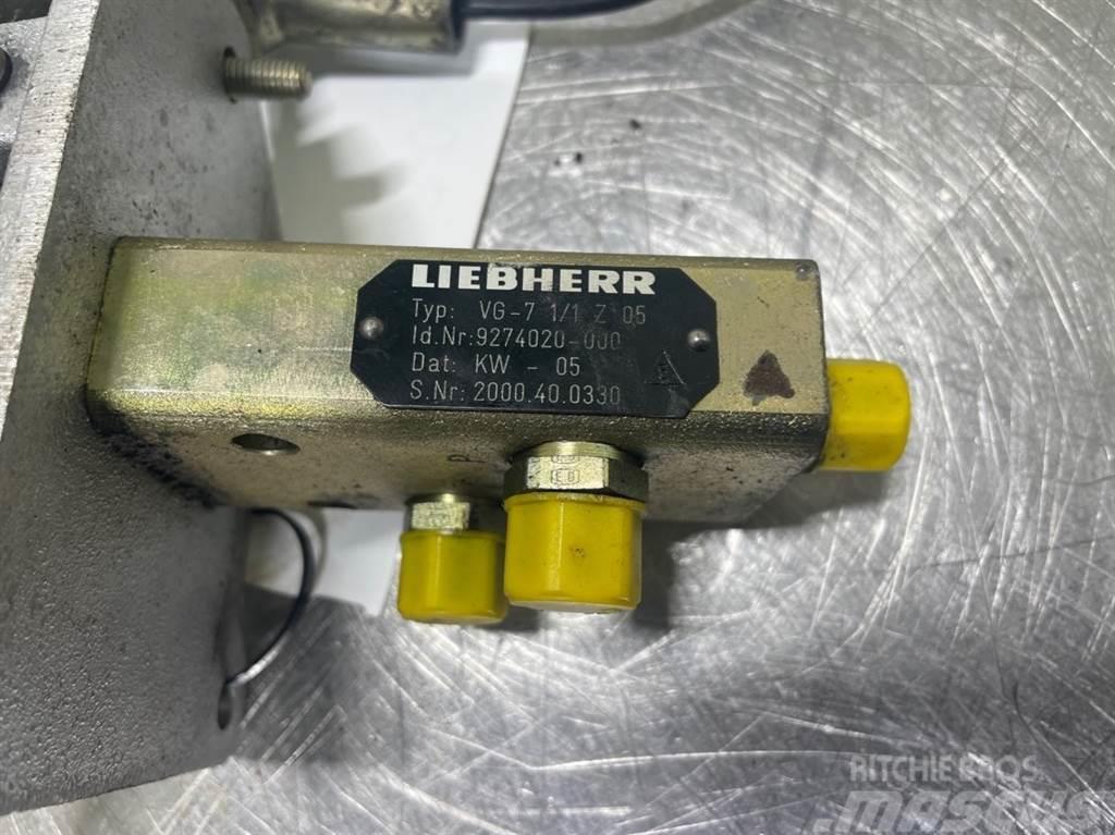 Liebherr A316-9274020/9198863-Servo valve/Pedal Hydraulikk