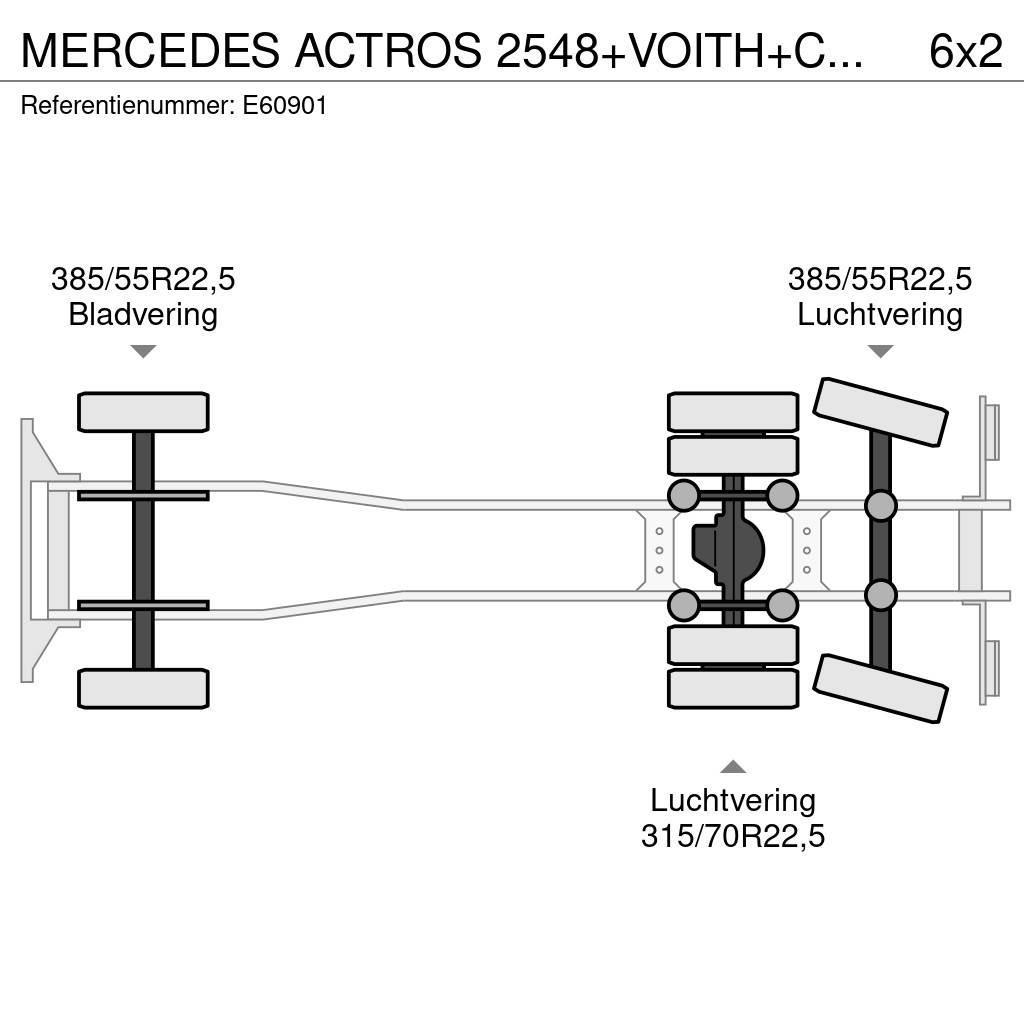 Mercedes-Benz ACTROS 2548+VOITH+CHARIOT EMBARQUER Kapellbil