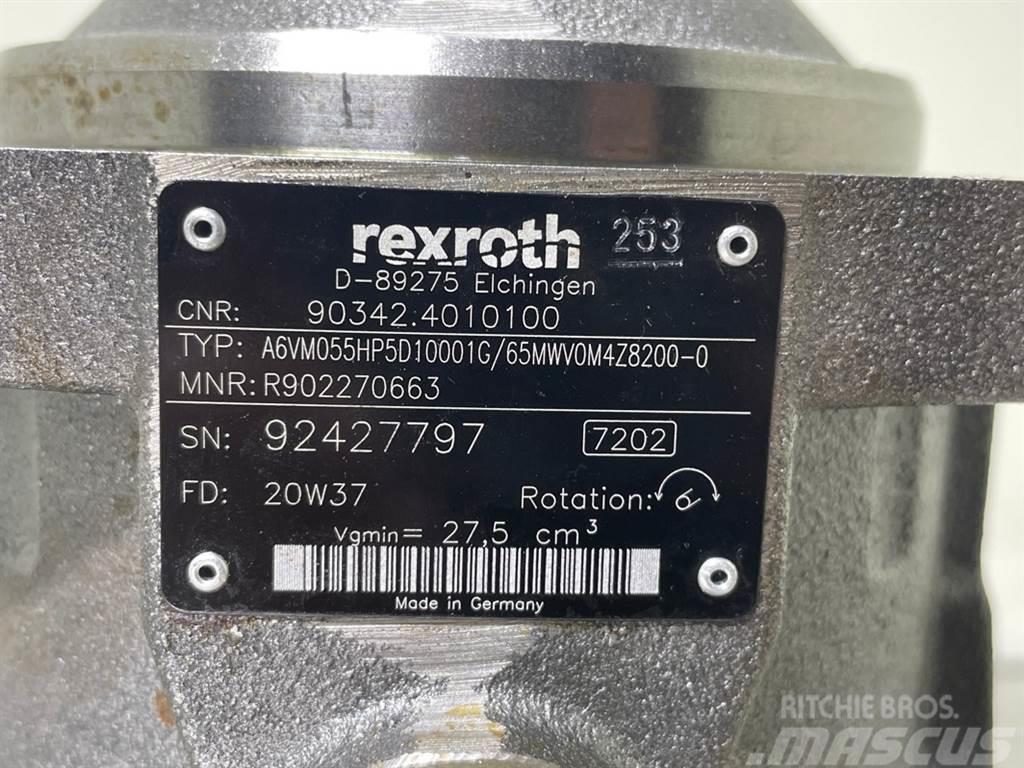 Rexroth A6VM055HP5D10001G-R902270663-Drive motor/Fahrmotor Hydraulikk