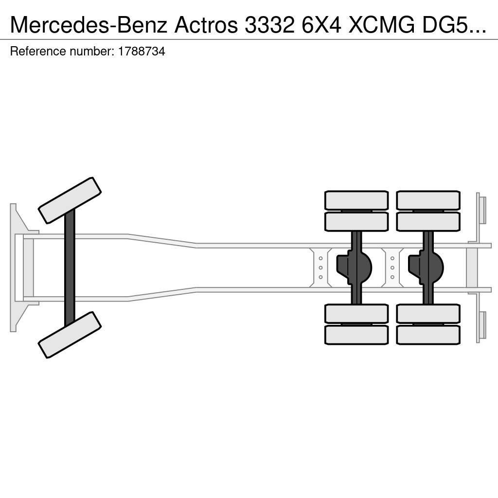 Mercedes-Benz Actros 3332 6X4 XCMG DG53C FIRE FIGTHING PLATFORM Bilmontert lift