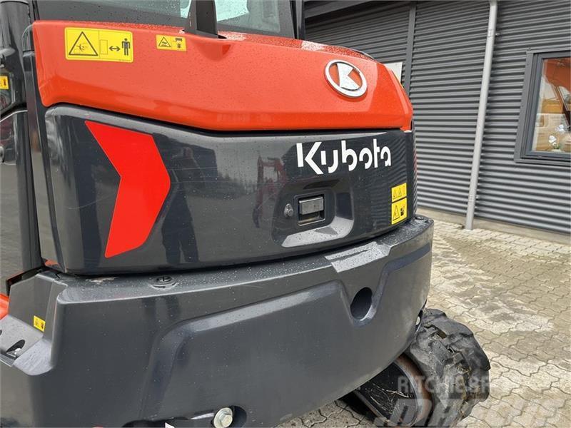 Kubota KX060-5 Hydraulisk hurtigskifte med kipbar planers Beltegraver