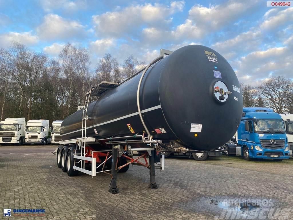 Magyar Bitumen tank inox 31 m3 / 1 comp + mixer / ADR 26/ Tanksemi