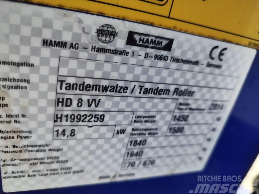 Hamm HD 8 VV Tandem Valser