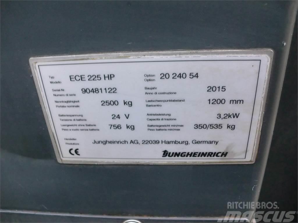 Jungheinrich ECE 225 HP 2400x540mm Lavtløftende plukketruck