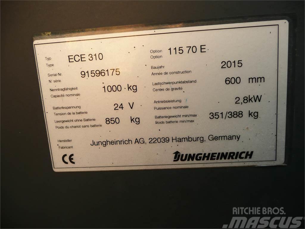 Jungheinrich ECE 310 70 E 1150x560mm Lavtløftende plukketruck