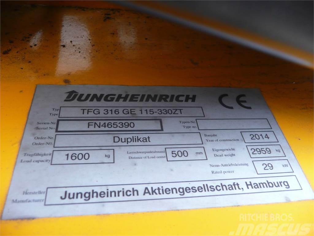 Jungheinrich TFG 316 330 ZT Propan trucker