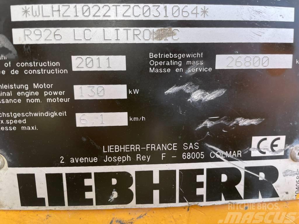 Liebherr R 926 LC Beltegraver