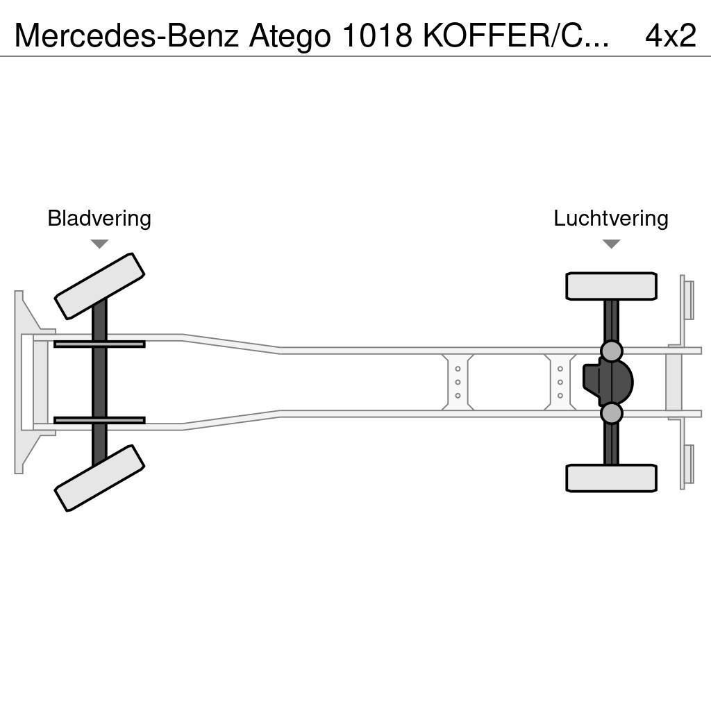 Mercedes-Benz Atego 1018 KOFFER/CAISSE + D'HOLLANDIA 1500 KG Skapbiler