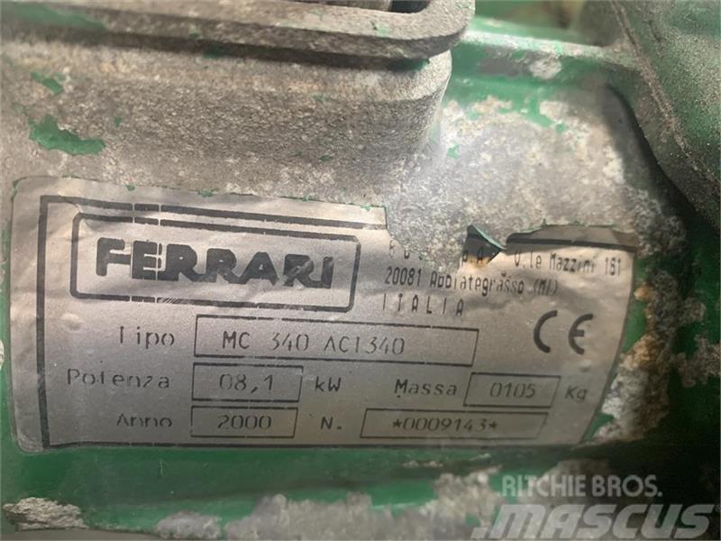 Ferrari 340 benzin med 1 meter kost Kompakttraktorer