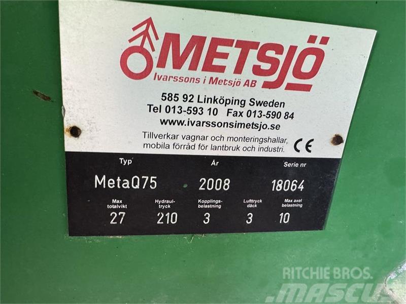 Metsjö MetaQ 75 Skiftelandsvogn Universalvogner