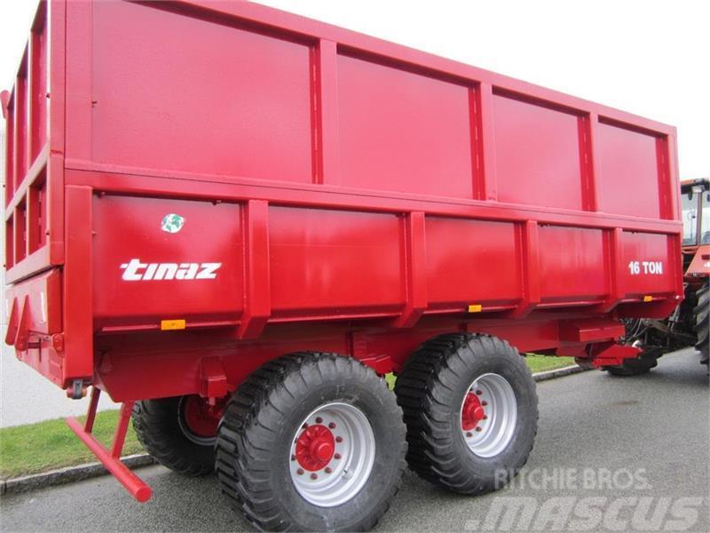 Tinaz 16 tons dumpervogne med kornsider Andre Park- og hagemaskiner