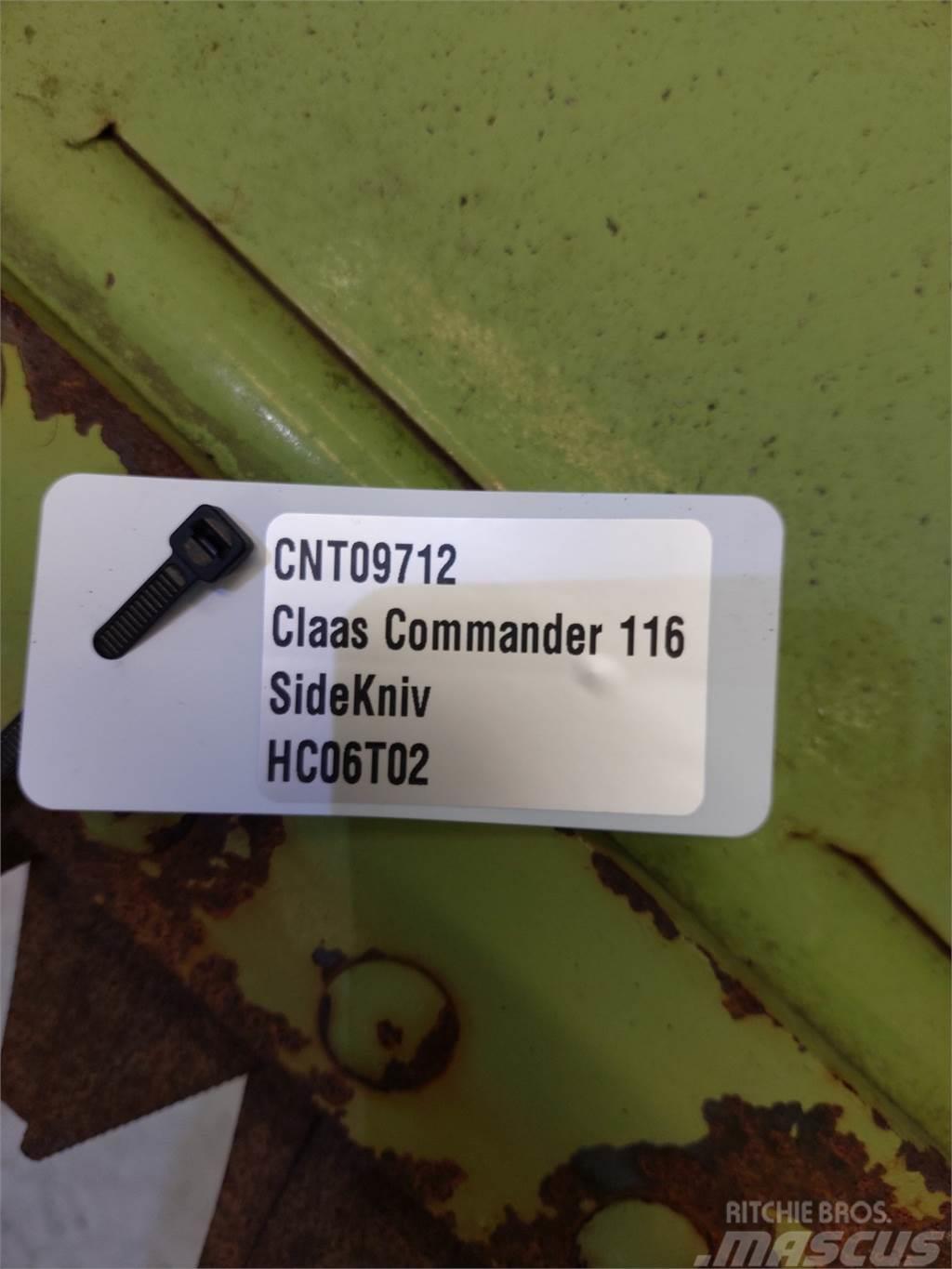 CLAAS Commandor 116 Skurtresker tilbehør