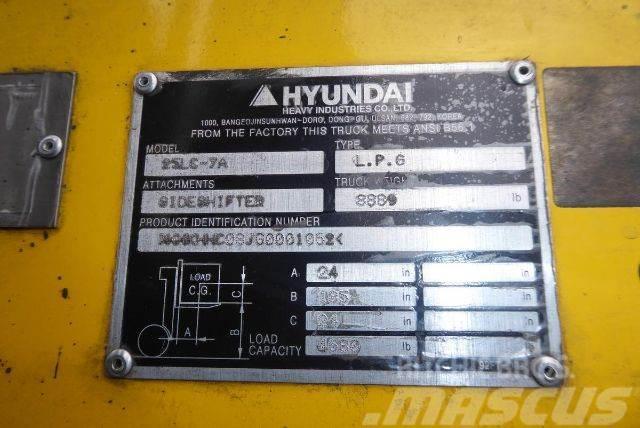 Hyundai 25LC-7A Gaffeltrucker - Annet
