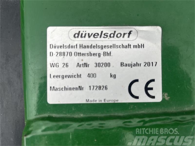 Düvelsdorf 2 M GRÆSMARKS-AFPUDSER Slåmaskiner