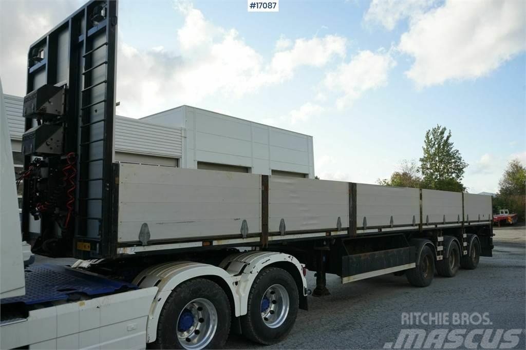 HRD Rettsemi with Tridec steering and 7,5 m extension. Andre semitrailere