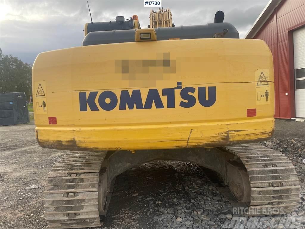 Komatsu PC210LC-SK tracked excavator w/ tilt and 2 buckets Beltegraver