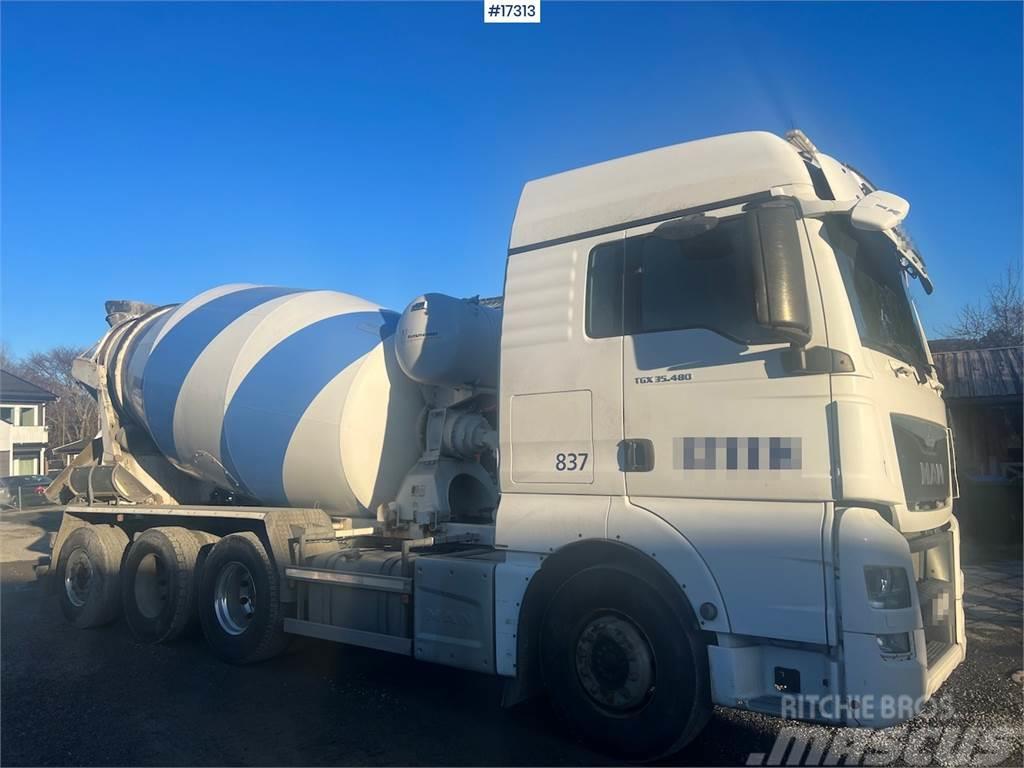 MAN TGX 35.480 8x4 Concrete truck w/ Putzmeister super Betongbiler