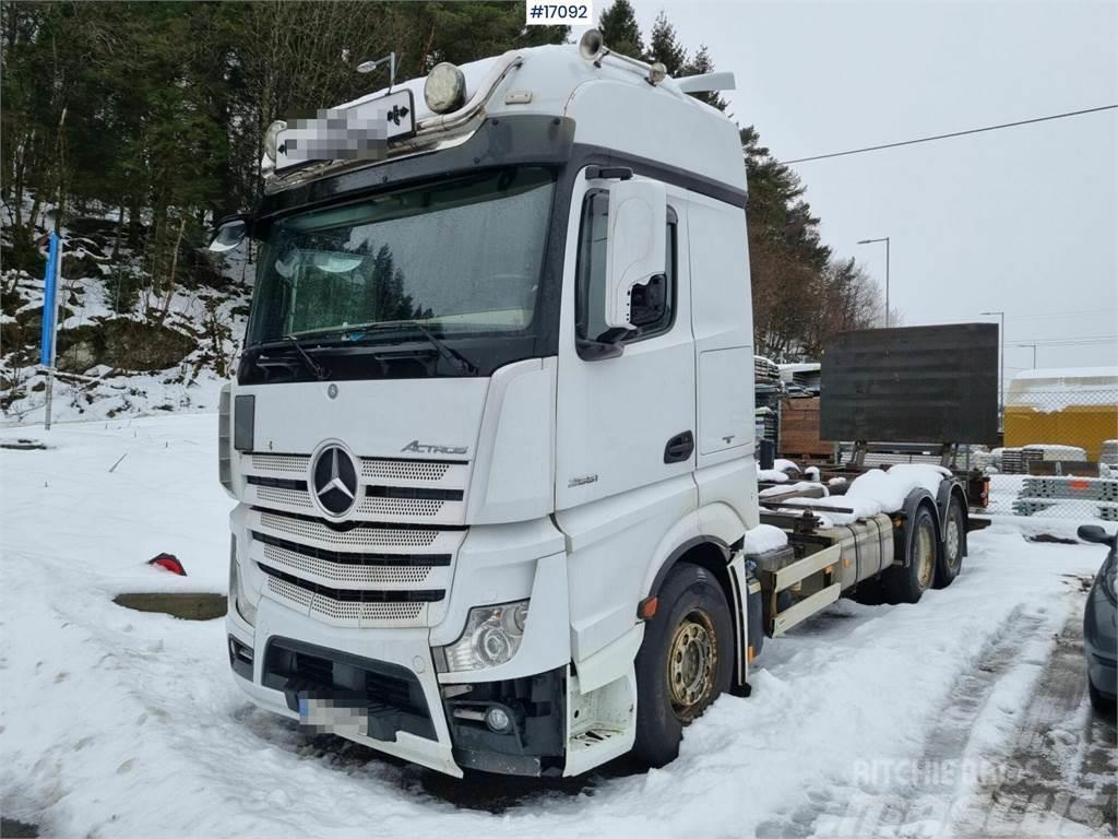 Mercedes-Benz Actros 2551 container car for sale w/trailer Containerbil