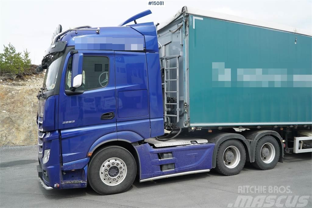 Mercedes-Benz Actros 6x4 tow truck w/ hydraulics WATCH VIDEO Trekkvogner
