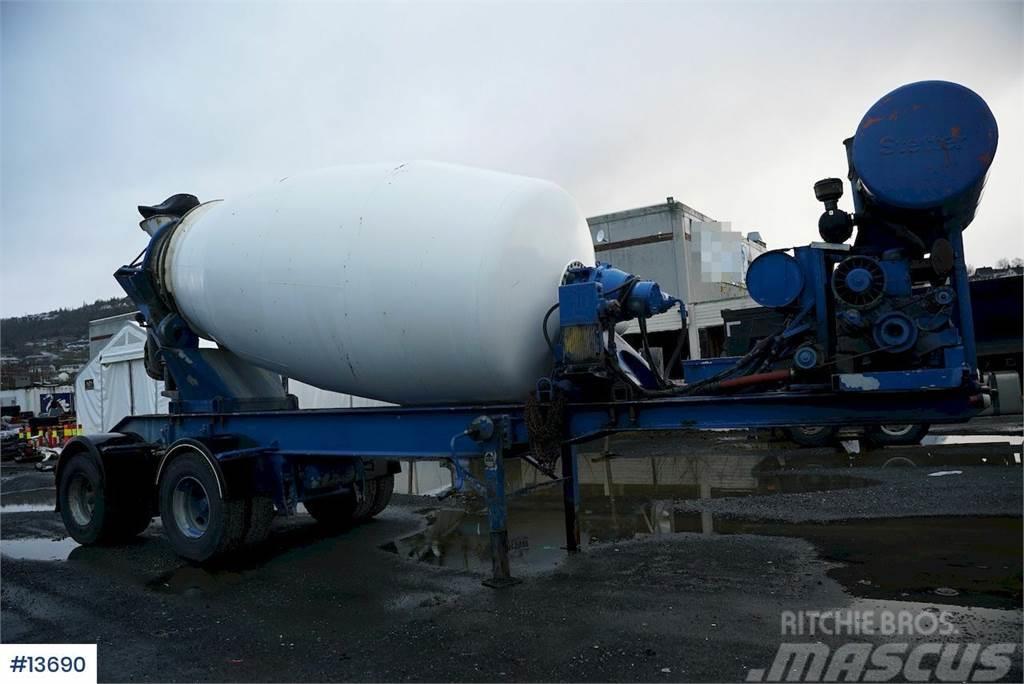 Norslep concrete trailer with Stetter-build. Andre semitrailere
