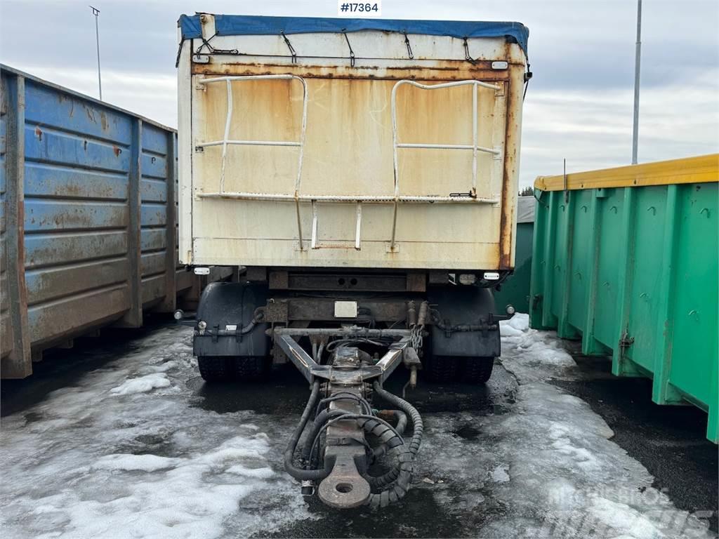 NTM potato trailer w/ backwards tip and side opening Andre hengere