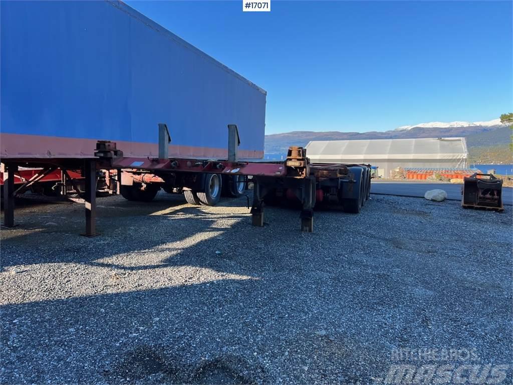 Renders 3 Axle Container trailer w/ extension to 13.60 Andre hengere